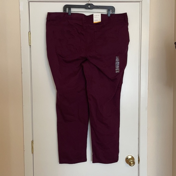 22W Style & Co Slim Leg Pants D01 5222 - Picture 4 of 6